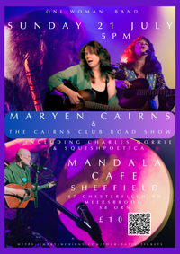 SHEFFIELD - MANDALA CAFE - with The Cairns Club Roadshow 🎶🌟