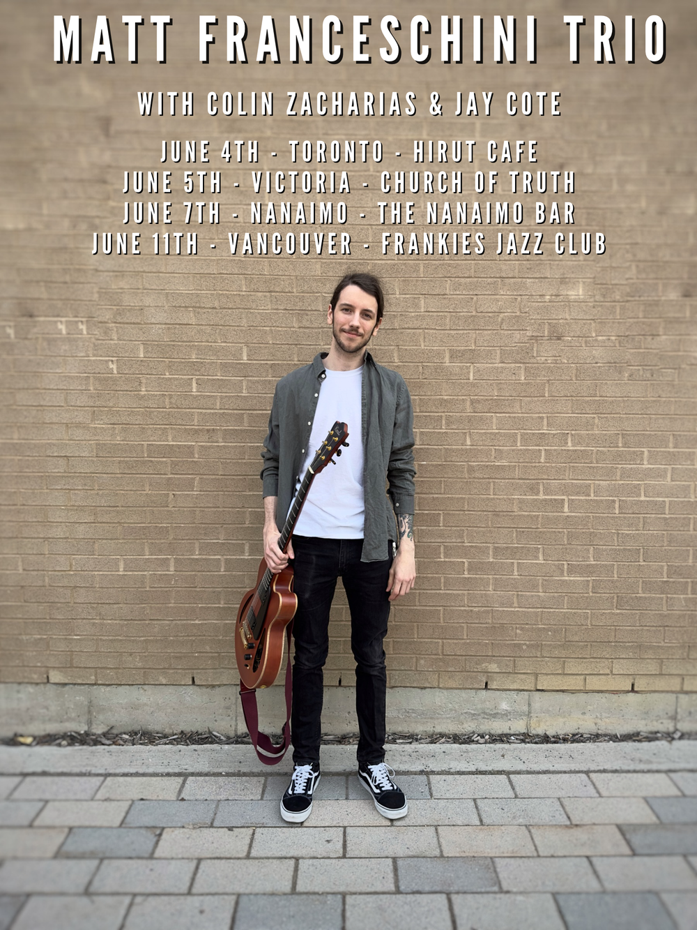 Matt Franceschini Trio - Spring 2023 Canadian Tour