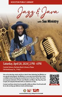 Jazz and Java with Sax Ministry