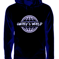 QUOTEY'S WORLD NAVY BLUE HOODIE