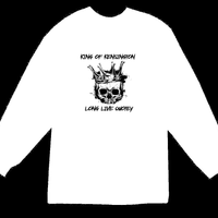 KING OF KENSINGTON WHITE CREWNECK SWEATER