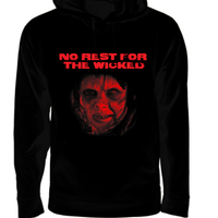 "NO REST FOR THE WICKED" BLACK HOODIE