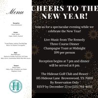 New Years Eve at The Hideout