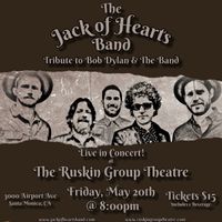 Live in Concert!  Celebrating the music of Dylan & The Band at The Ruskin Group Theatre