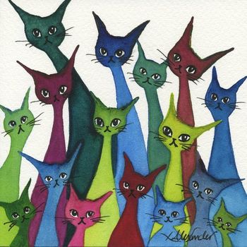 Coronado Whimsical Cats

