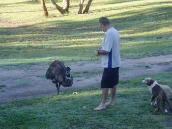 Ena the Emu, Dave, Vonney & Kelly
