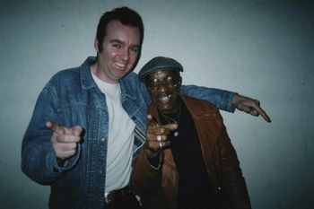 With Jerry McCain 1999 Ardent Recording Studios Memphis. I played on his CD "This Stuff Just Kills Me"
