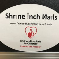 Shrine Inch Nails bumper stickers