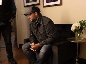 Robby hanging out back stage @ The Ryman
