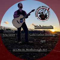 Jarred Grant solo acoustic at Cold Harbor Brewing