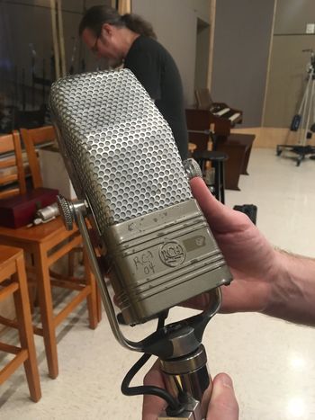 The Microphone Patsy Cline used, we think (one of four possible identical models)

