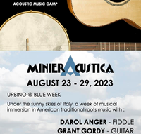 Darol Anger teaches fiddle in Italy!... With Grant Gordy and Dirk Powell