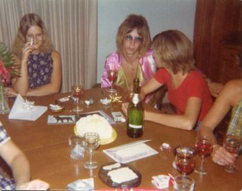 Dinner party, Marshall, 1973
