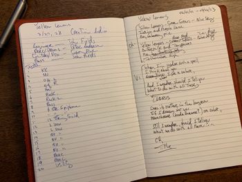 Track sheet and lyric

