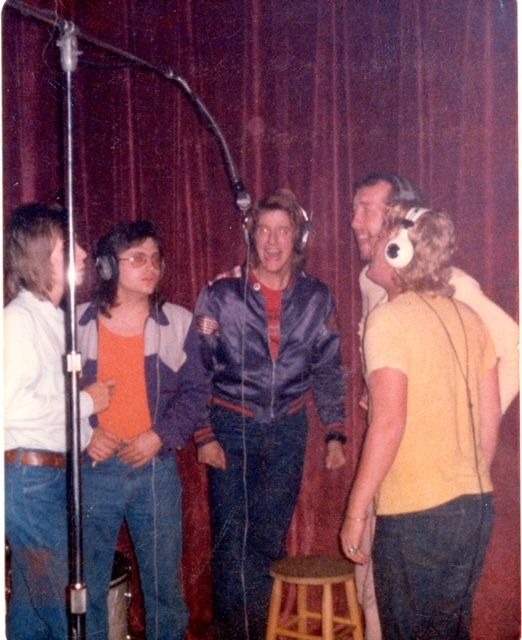At Bobby Drangler's studio, Mankato, MN, 1974(?)