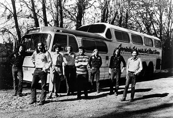 The Cody band in front of the Honeysuckle Rose 1970's
