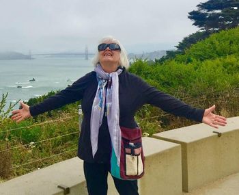 Hallelujah, I finally made my first CD!  Photo taken a few years ago at Land's End San Francsico where I always feel glad to be alive!
