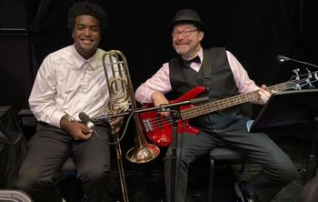 In the pit at Cabaret, Gateway Center for Performing Arts, 2021
