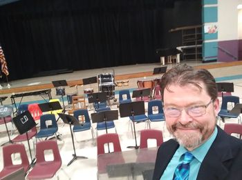 After the 20th spring concert at Compton-Drew Middle School, May 2019
