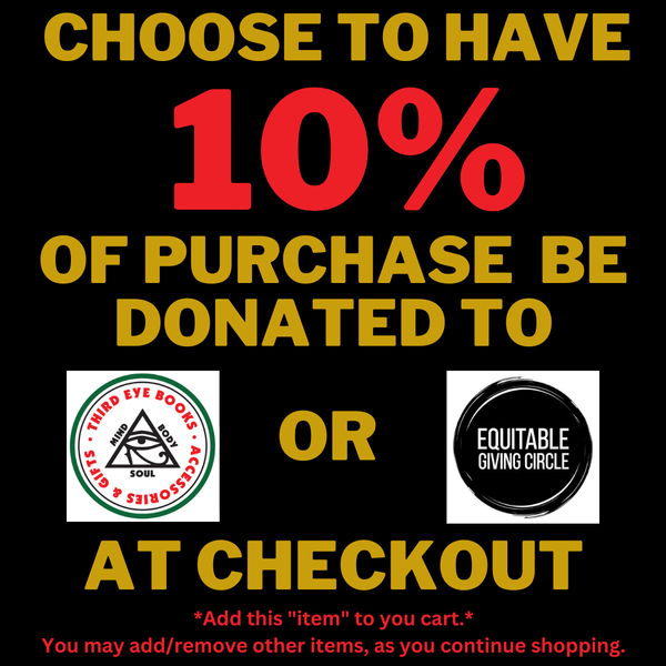 Donate a % of your purchase to a worthy cause