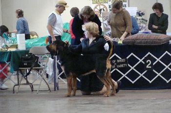 Truffle and MaryBeth at the 2010 Easterns
