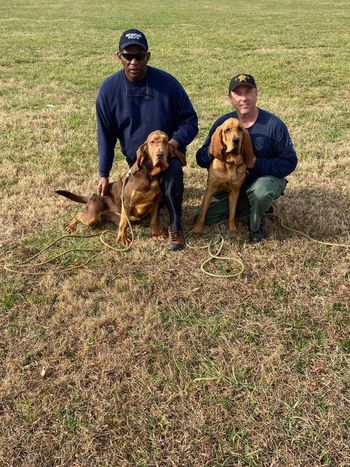 Scooby(Richmond PD) and Ally (LCSO)
