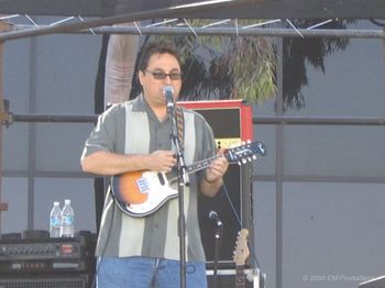 George on mandolin, Lemon Festival, Upland
