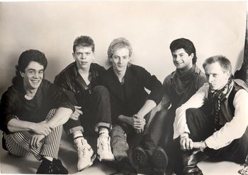 Galahad 1988-1989: Paul, Spence, Roy,Mark, Stu
