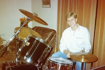 A very young Spence at Bong and Sarah's house, circa 1988
