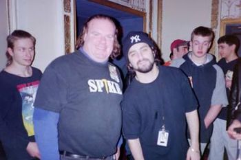 Jim Alger and Mike Portnoy (Dream Theatre)
