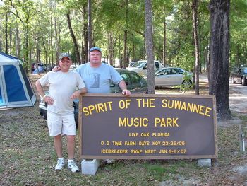 Jim and Sinker at Wanee
