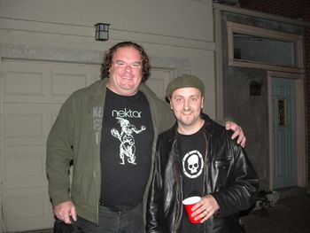 Jim Alger and Colin Edward (Porcupine Tree) Chicago October 2005
