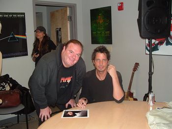 Jim Alger and Chris Cornell (Soundgarden) 4-18-2007 Boston
