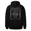 Whiskey Bottle Label Hoodie