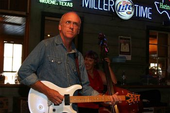 Bradley with Slim Richey and Meaux Jeaux at Gruene Hall
