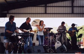 at the Buda Country Fair and Weiner Dog Races - with Patterson Barrett, Tommy Taylor, Mark Andes and John Fannin
