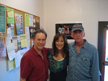 with Tom Tranchilla at KPFT 90.1 in Houston, Texas
