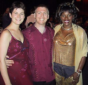 Stu and Miss Amber with Marcia Hines
