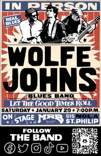 The Wolfe Johns Blues Band Poster