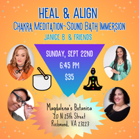 Heal & Align Chakra Meditation and Sound Bath Immersion