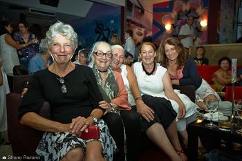 Jeanie Lewis, Norma Hawkins, Justine Bradley and friends
