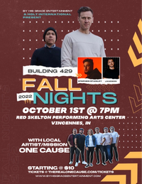 GA- Fall Nights with Building 429, Stephen Stanley, Jamison, One Cause