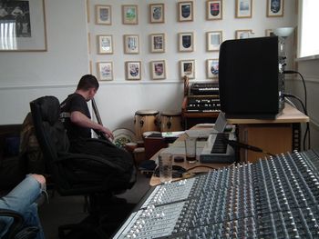 Recording at Broadwater Studios June 2012
