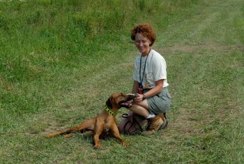 Tana has a very soft mouth and actually caught many of the quail before they flushed and retrieved most of the them to hand unharmed.
