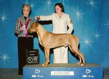 5 point major in Columbus, OH in 2008 under judge Michelle Billings. Shown by Julie Mullinax.
