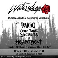 Watersdeep, Darro, Keep Your Secrets, and Heartbent at Songbyrd DC