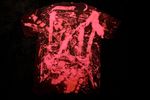 ONE OF A KIND MEDIUM red bleach dye t-shirt