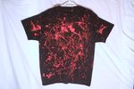 ONE OF A KIND LARGE red bleach dye t-shirt