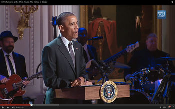 Colin (Forrest Gump) Linden at the White House performing with Rhiannon Giddens
