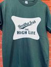 The High Life T Shirt-Forest Green